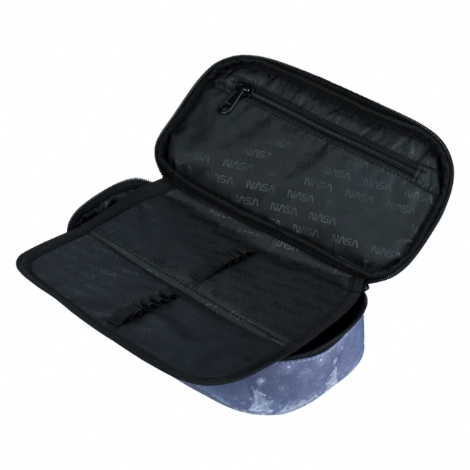trousse scolaire BAAGL NASA Grey en matériau recyclé