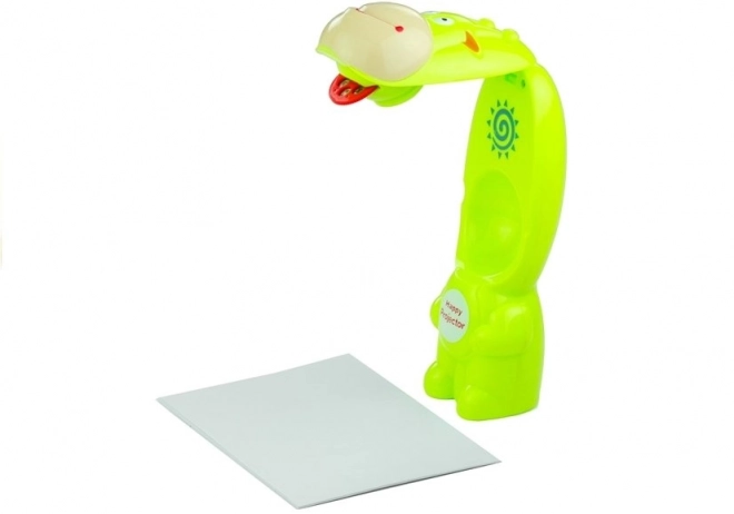 projecteur girafe + carnet + peintures à l'eau
