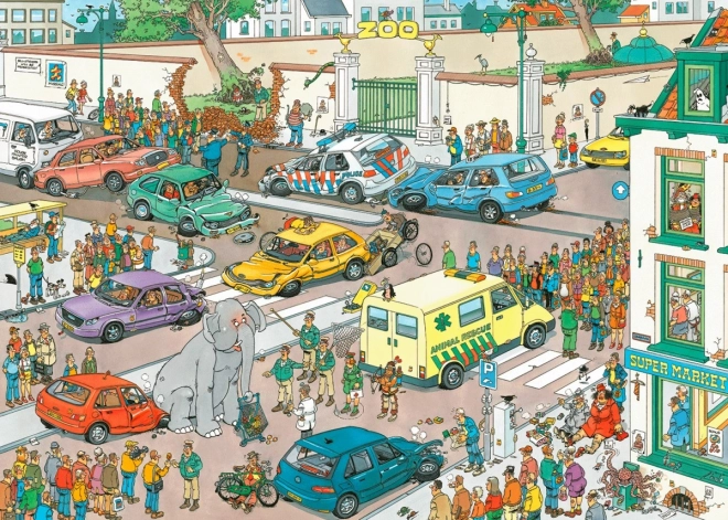 JUMBO Puzzle Jumbo va faire les courses, 1000 pièces