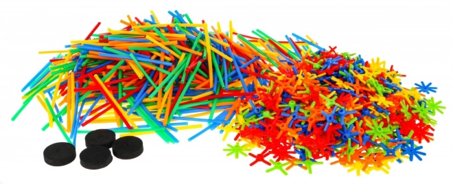 Jeu de construction créatif - pailles 1200 pcs