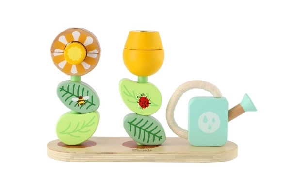 Puzzle en bois Jardin fleuri