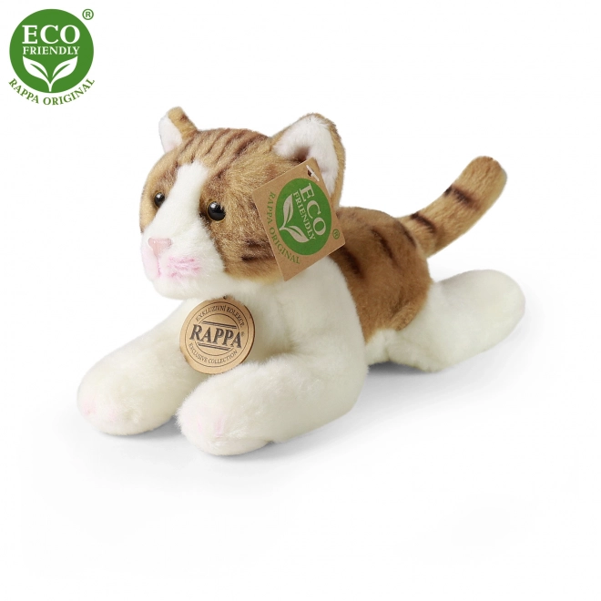 Chat en peluche 18 cm écologique
