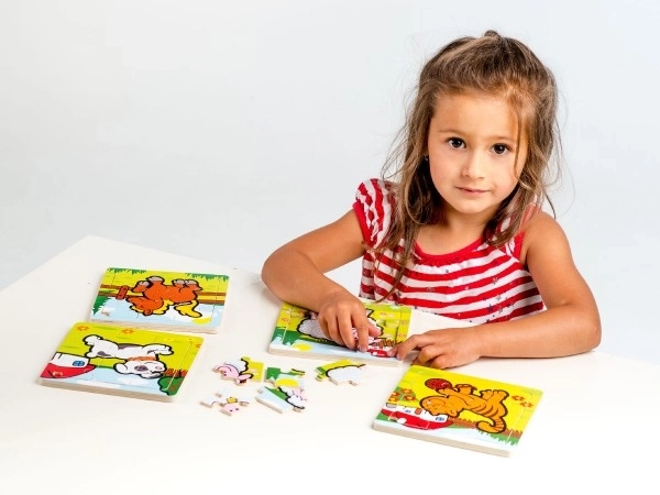 Mini puzzle Mes premiers animaux - 9 pièces