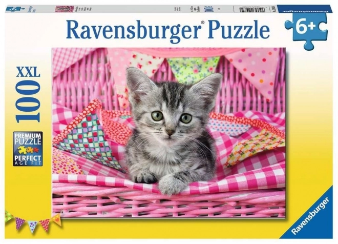 Puzzle 100 pièces XXL Chaton mignon