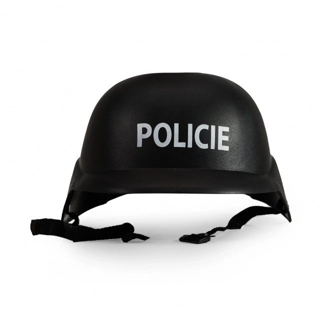 Gilet de police avec inscriptions tchèques et accessoires