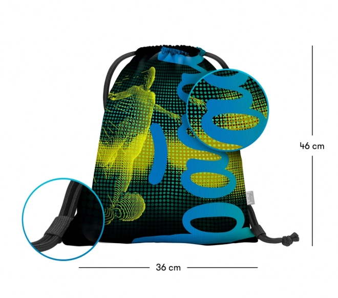 BAAGL SET 3 Core Joueur de Football: sac à dos, trousse, sac