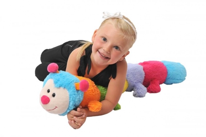 Chenille en peluche colorée - 90 cm