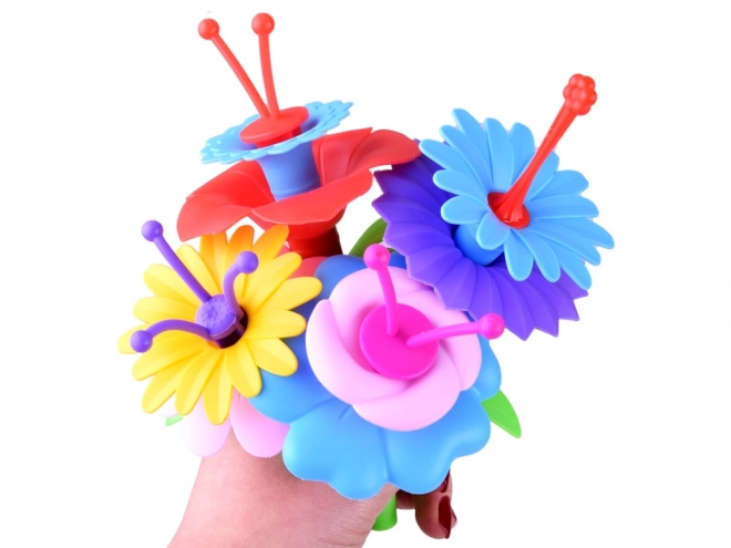 Jeux de construction de fleurs créatives