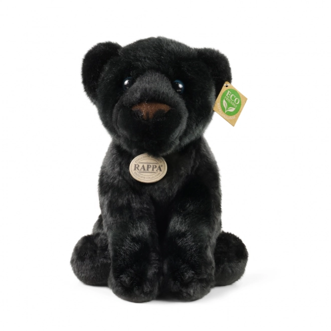 Panthère en peluche assise 30 cm ÉCOLOGIQUE
