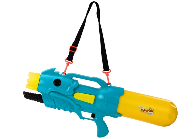 Grande pistolet à eau 2850 ml avec sangle réglable verte