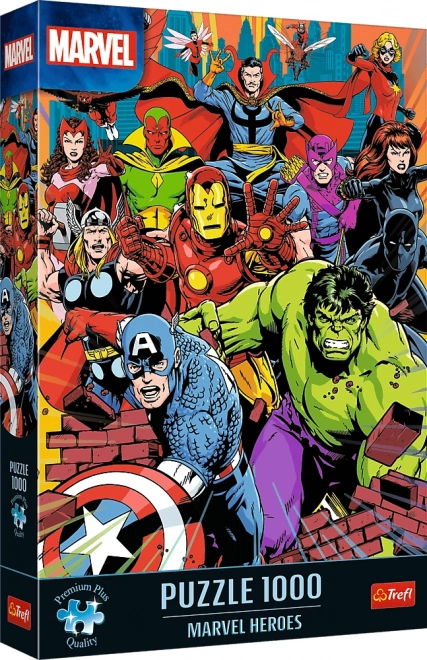 TREFL Puzzle Premium Plus Marvel : Héros de Marvel 1000 pièces