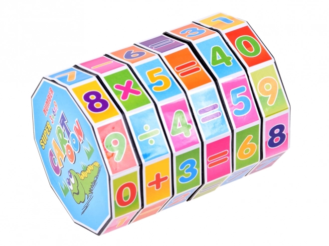 Cylindre mathématique pour apprendre les chiffres