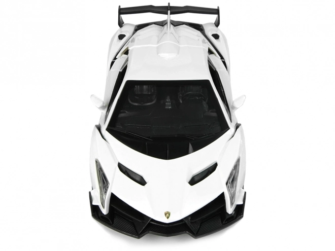 Voiture de sport R/C 1:24 Lamborghini Veneno Blanche 2.4 G Lumières