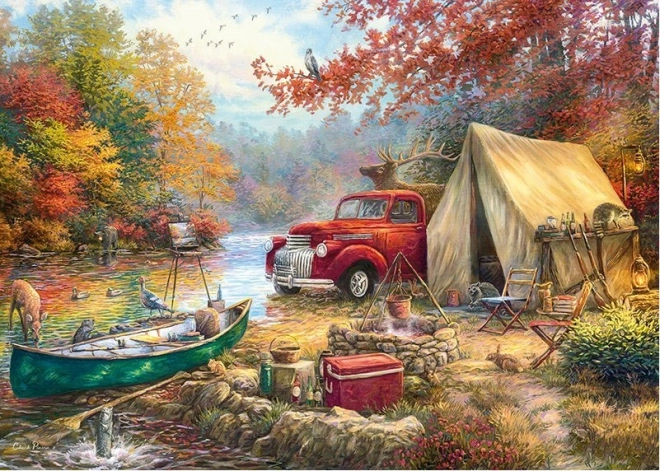Puzzle CHERRY PAZZI Partage la nature sauvage 1000 pièces