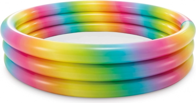 Piscine gonflable arc-en-ciel pour enfants