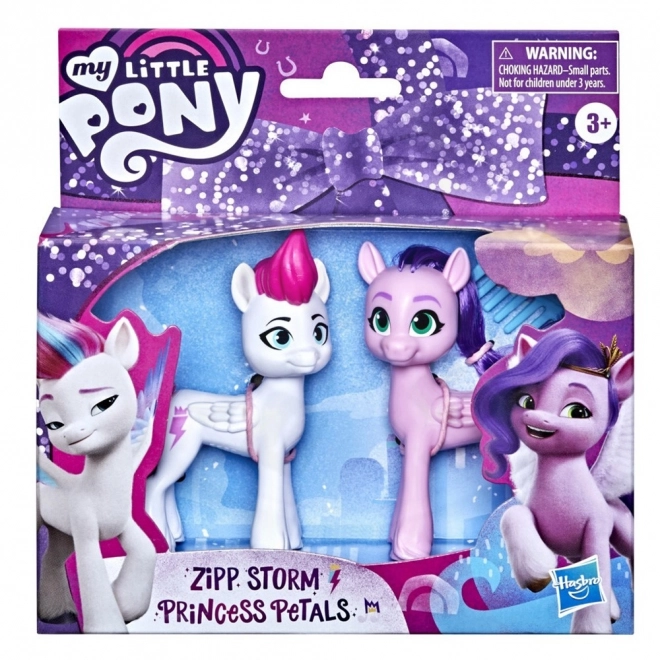 Ensemble de poneys Zipp Storm et Princesse Petals