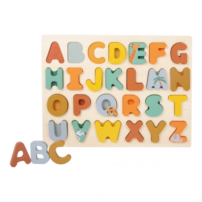 Puzzle éducatif Small Foot - Safari alphabet