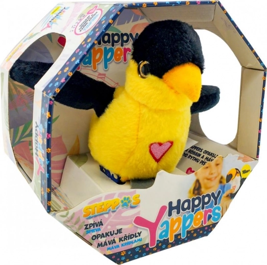 Steppos Happy Yappers Jilguero – oiseau parlant interactif