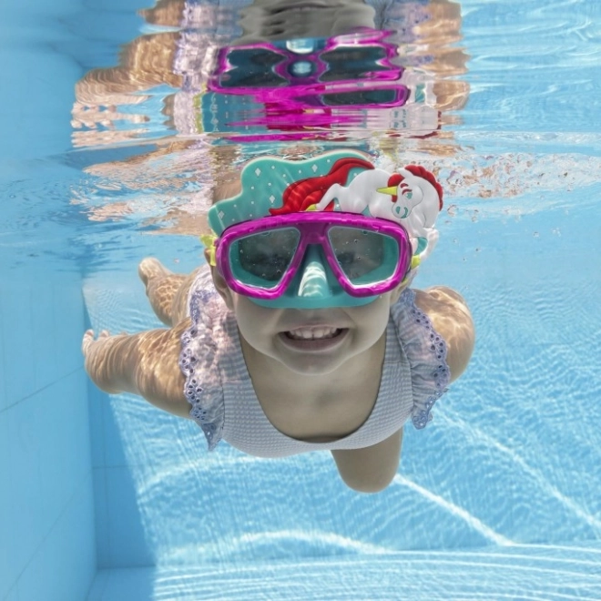 Lunettes de natation pour enfants Licorne Bestway