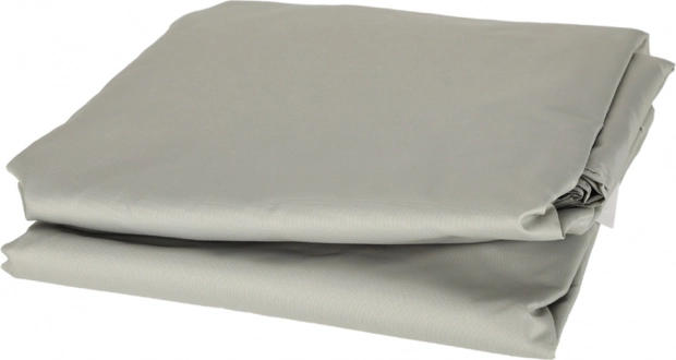 Bâche d'ombrage de jardin LUARO grise 4x3m