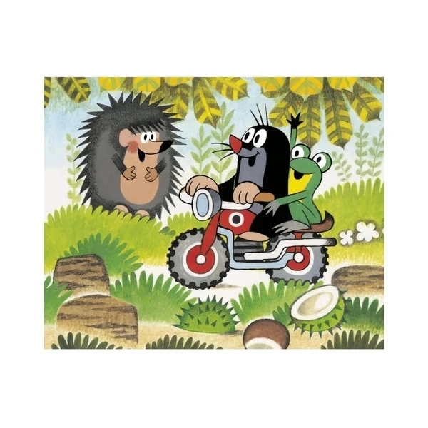 Cubes Krtek et transport - Cubes en bois avec images