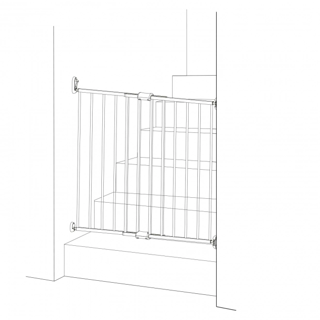 Barrière extensible Simply avec montage mural