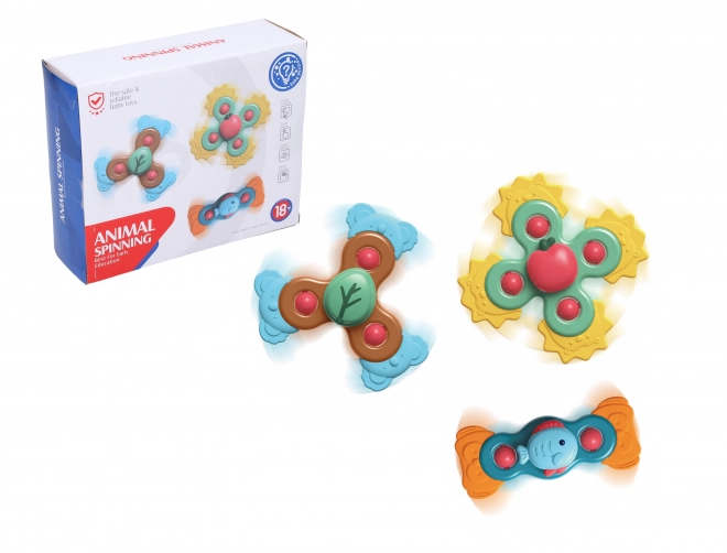 Tourniquet bébé - anneaux de dentition avec ventouse 3 pcs