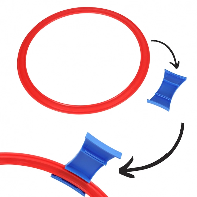Jeu de saut - cercles colorés