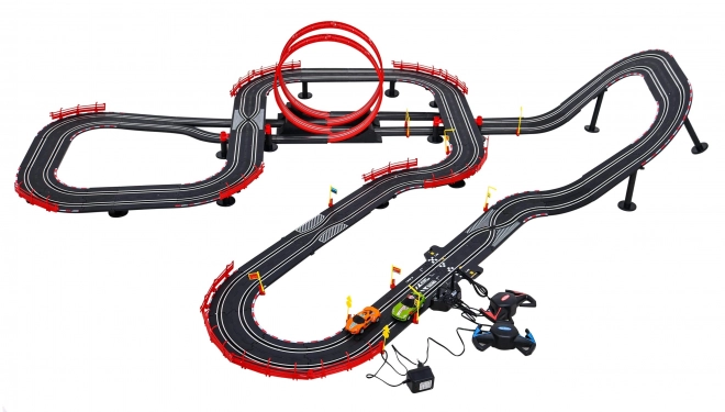 Grande piste de course Top Turbo pour enfants 8+ avec voitures télécommandées et fonctionnalités interactives
