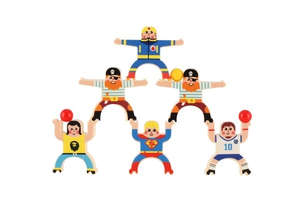 Jeu de balance mini Hercule en plastique 26 pièces 3 couleurs dans une boîte 21x19x3,5cm