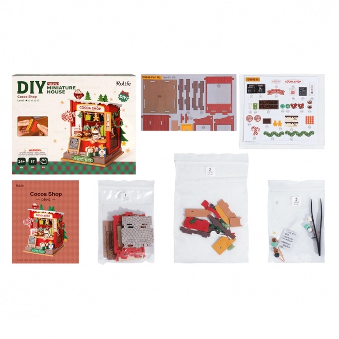 Maison miniature – Stand de café