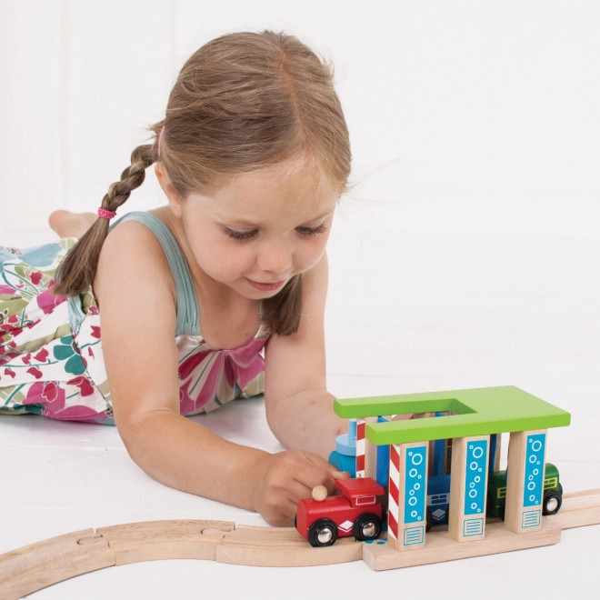 Station de lavage pour trains