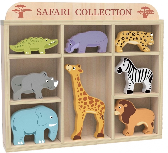 Set de Neuf Animaux de Safari