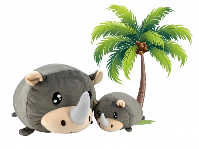 Magic Baby Rhinocéros - jouet en peluche 40 cm