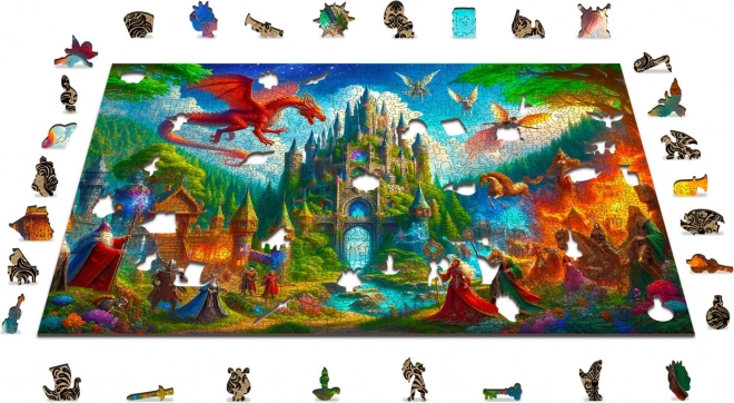 Puzzle en bois Château Fantaisie 1010 pièces