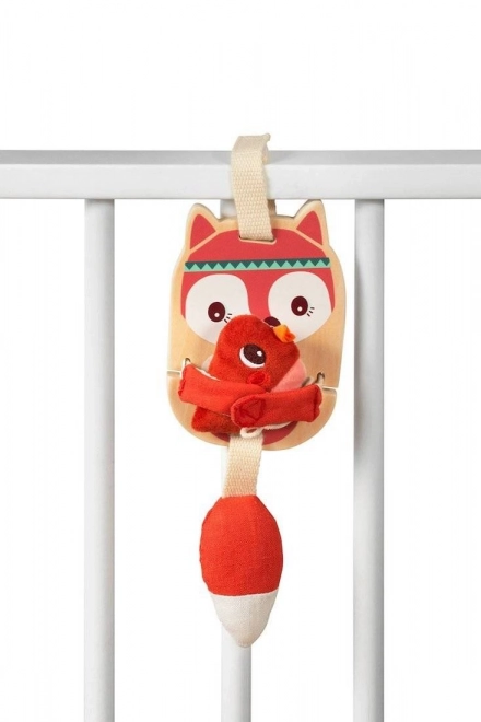 Lilliputiens - Jouets suspendus en bois Renard Alice 9 mois+
