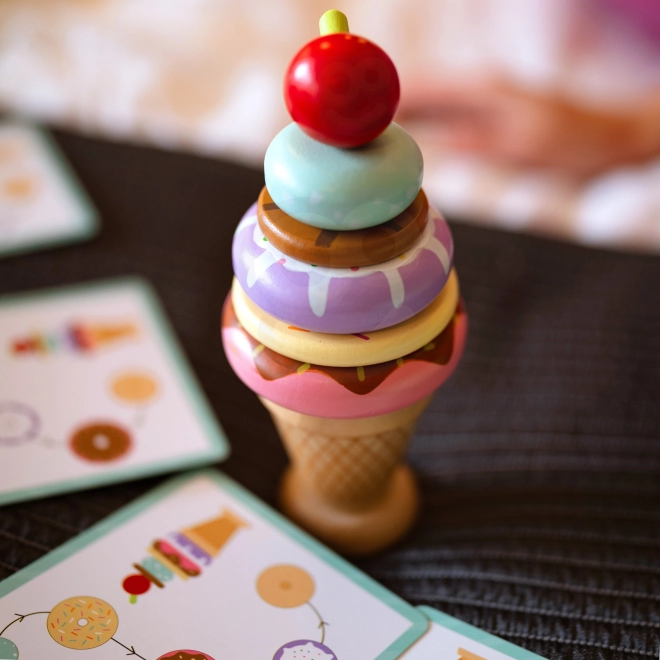 Crèmes glacées en bois Woopie Green pâtisserie Montessori