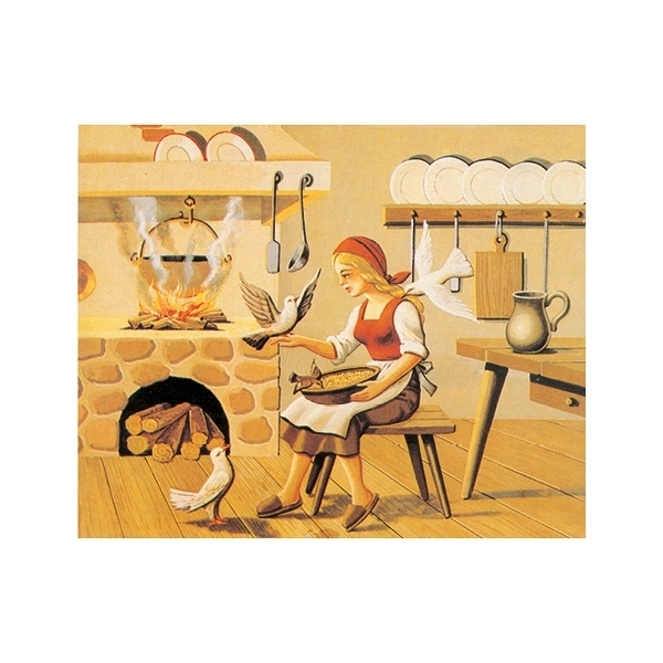 Cubes en bois Goki contes de fées 20 pcs