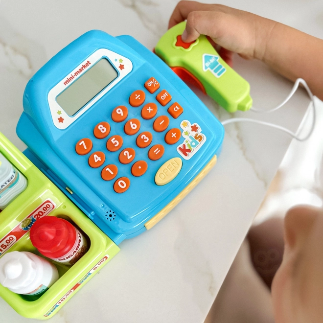 Caisse enregistreuse pour enfants Woopie avec étagère et accessoires