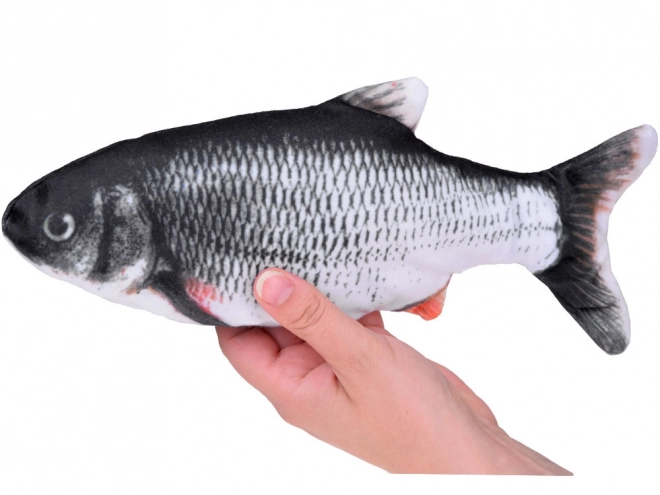 Mascotte poisson avec queue mobile