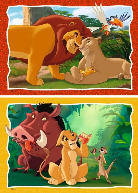 Puzzle Disney Le Roi Lion 2x24 pièces
