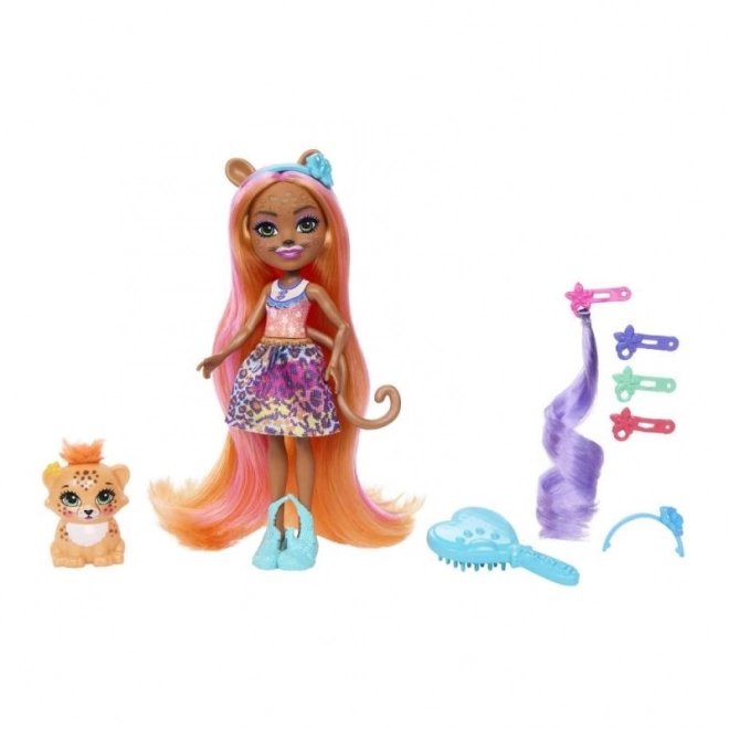 Enchantimals Poupée de luxe Charisse Guepard