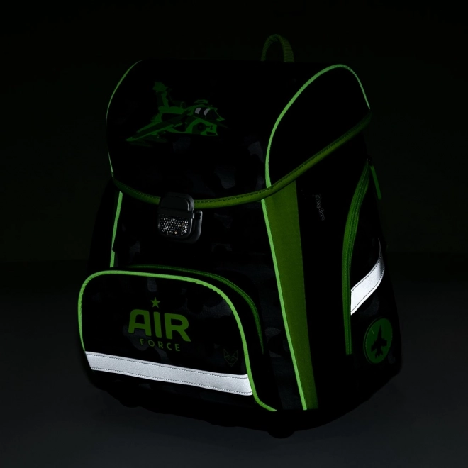 Sac à dos scolaire Premium - Avion de chasse