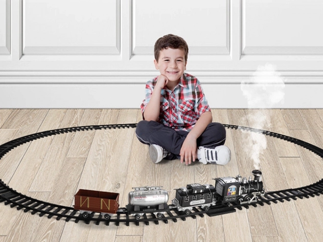 RC0612 Locomotive avec wagons télécommandés