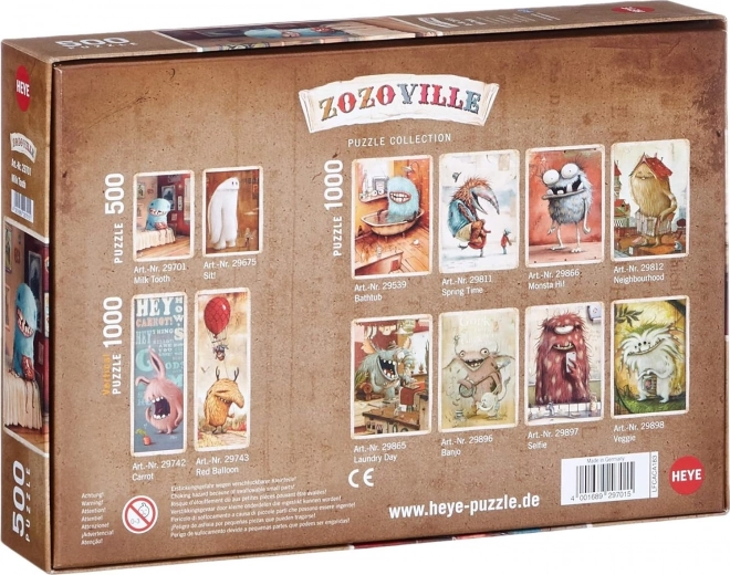 HEYE Puzzle Zozoville : Dent lactée 500 pièces
