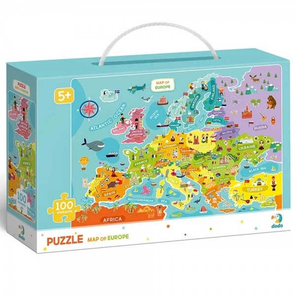 Puzzle Carte de l'Europe - 100 pièces