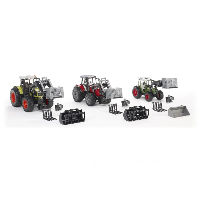 Bruder Accessoires - fourche, treuil et palette