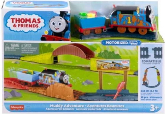 Locomotive motorisée Thomas et ses amis Aventure boueuse