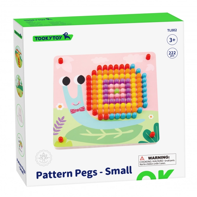 Puzzle en bois avec chevilles de Tooky Toy