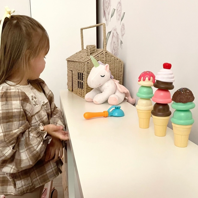 Ensemble de jeux de crème glacée Ice Cream Play Set 15 pcs